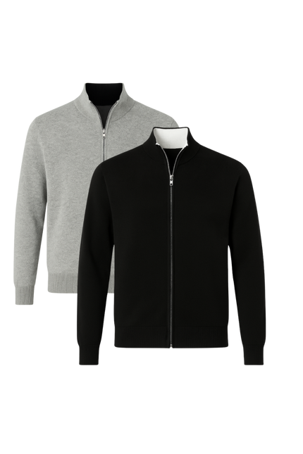 The Signature Zip Knit - DUO