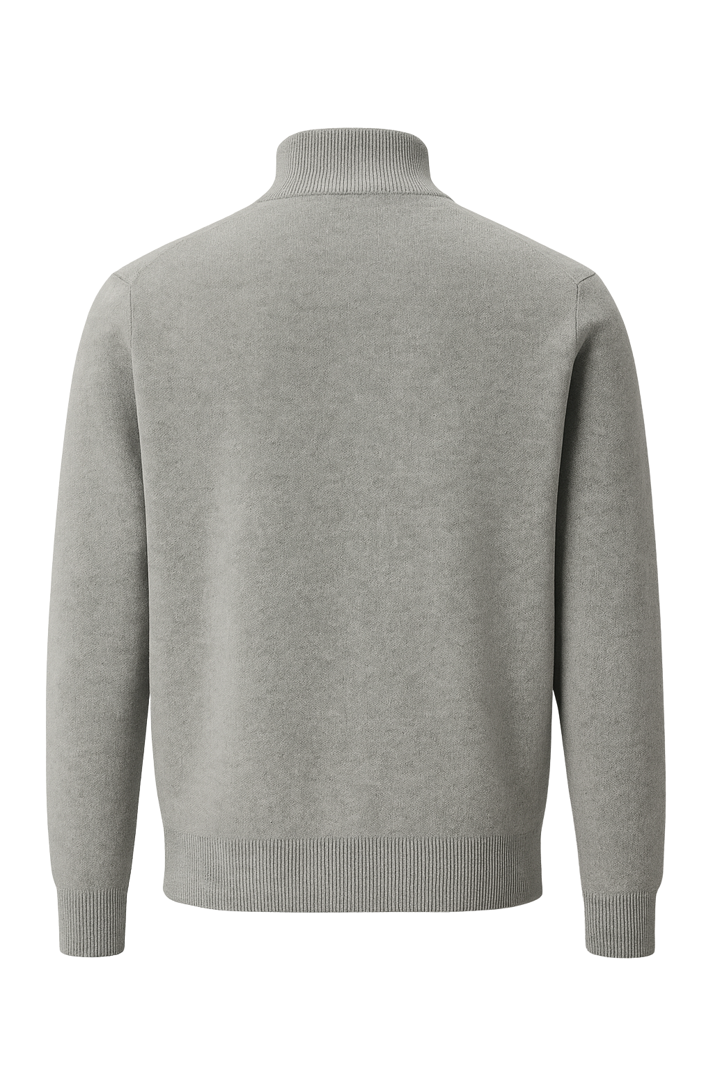 The Signature Zip Knit - Grey