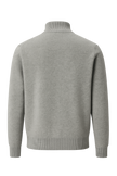 The Signature Zip Knit - Grey