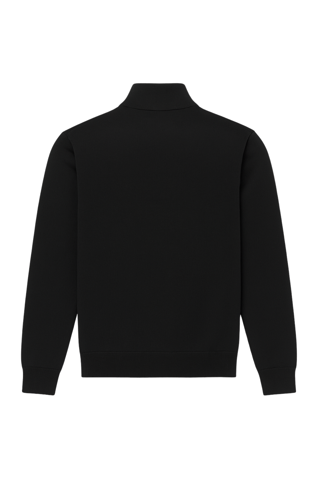 The Signature Zip Knit - Black