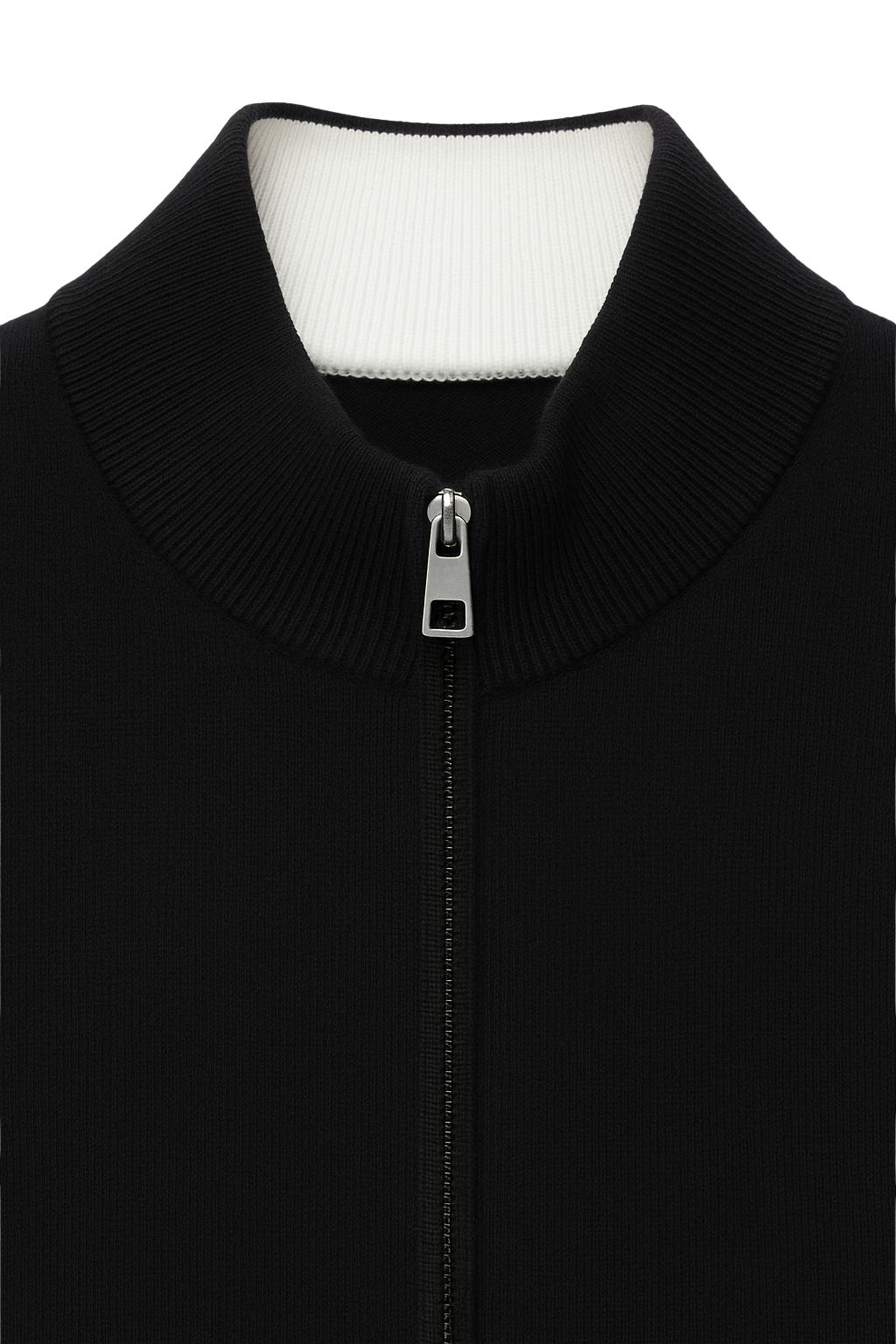 The Signature Zip Knit - Black